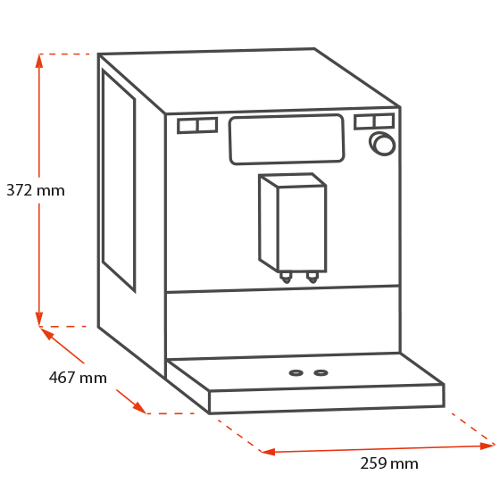 Cafetera Automática barista TS SMART F860-100