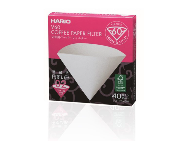 FILTRO V60 02 BLANCO CAJA 40 UDS