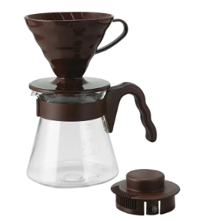 Hario Kit V60 Dripper Marrón Plástico