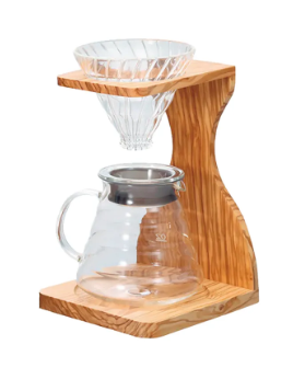 Hario Set V60 con Soporte de Madera