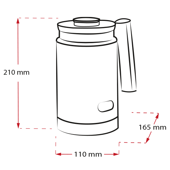 Espumador de leche Cremio II 1014-02