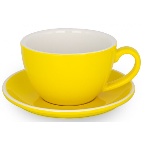 TAZA & PLATO EPIC BREAKFAST PEQUEÑA AMARILLO 280ML