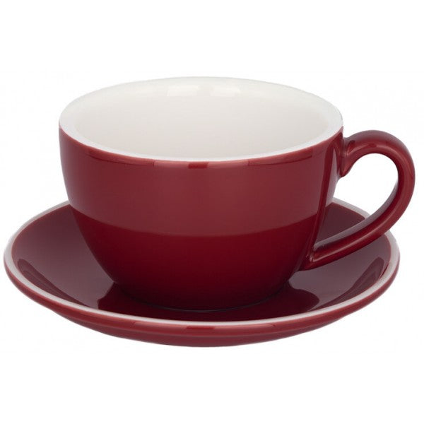 TAZA & PLATO EPIC BREAKFAST PEQUEÑA ROJO 280ML