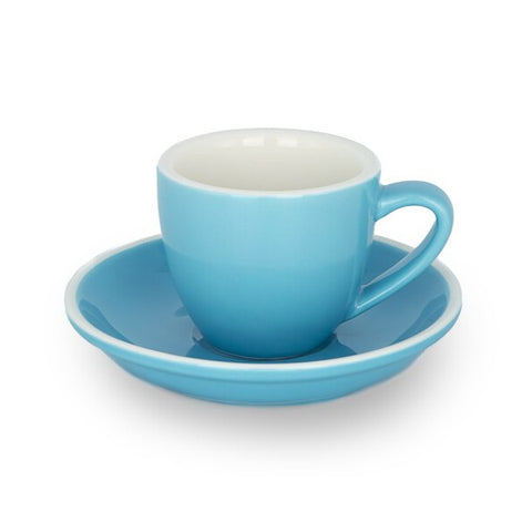 TAZA & PLATO EPIC ESPRESSO AZUL 70ml