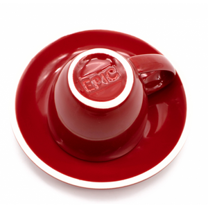 TAZA & PLATO EPIC ESPRESSO ROJO 70ML