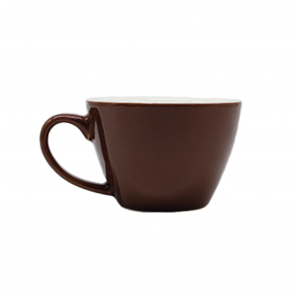 PACK 6 UNIDADES TAZA & PLATO EPIC TULIP CARAMEL 145ML